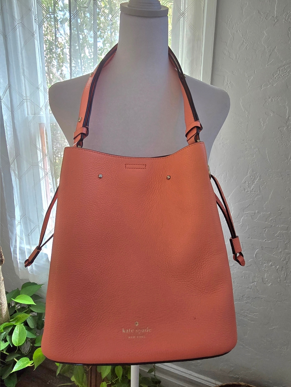 Kate Spade Leather Shoulder Tote - Picture 4 of 10